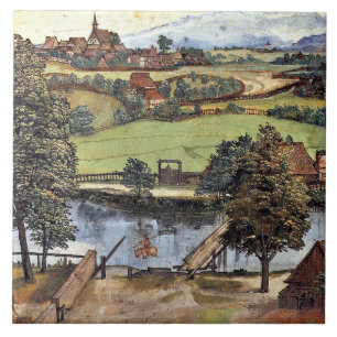 Albrecht Durer, The Trefileria on Peignitz, Kakelplatta