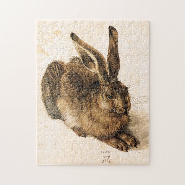 Albrecht Durer ungt Harepussel Pussel (Vertikal)