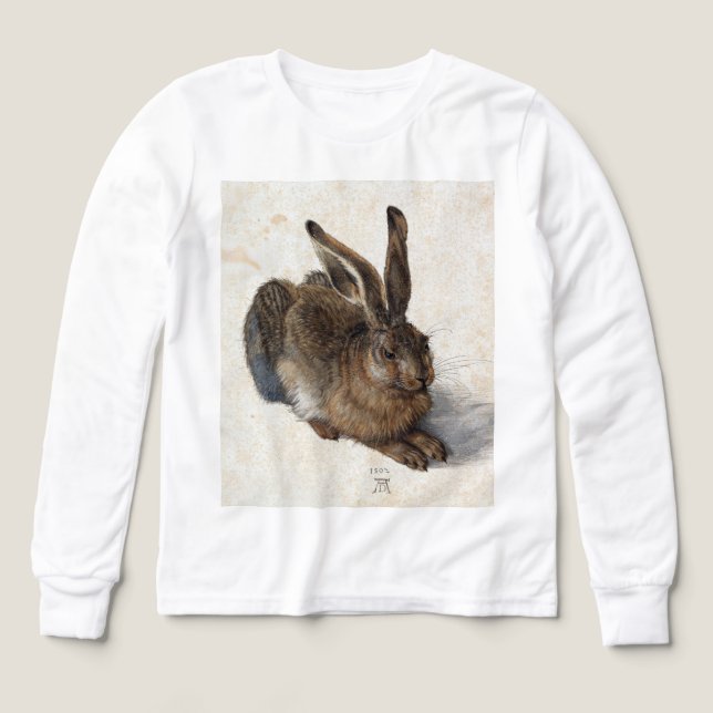 Albrecht Dürer, Young Hare, 1502 T Shirt (Design framsida)
