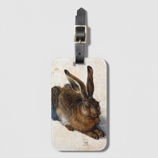 Albrecht Dürer Young Hare Bagagebricka (Framsida vertikal)