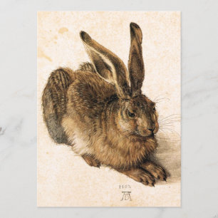 Albrecht Durer Young Hare-inbjudningar Inbjudningar