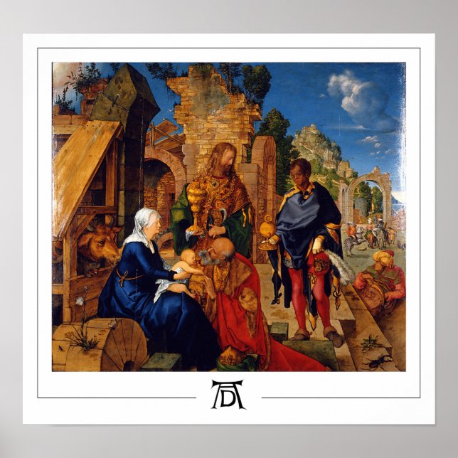 Albrecht Dürer Zedign Art Poster #3 (Framsidan)