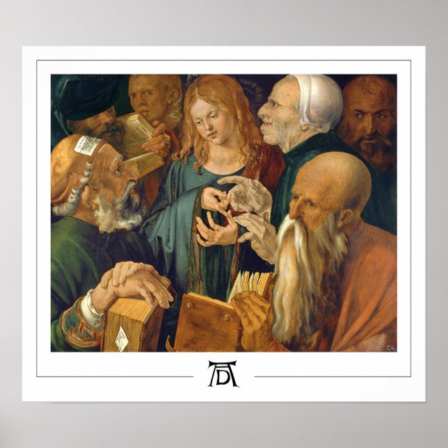 Albrecht Dürer Zedign Art Poster #5 (Framsidan)