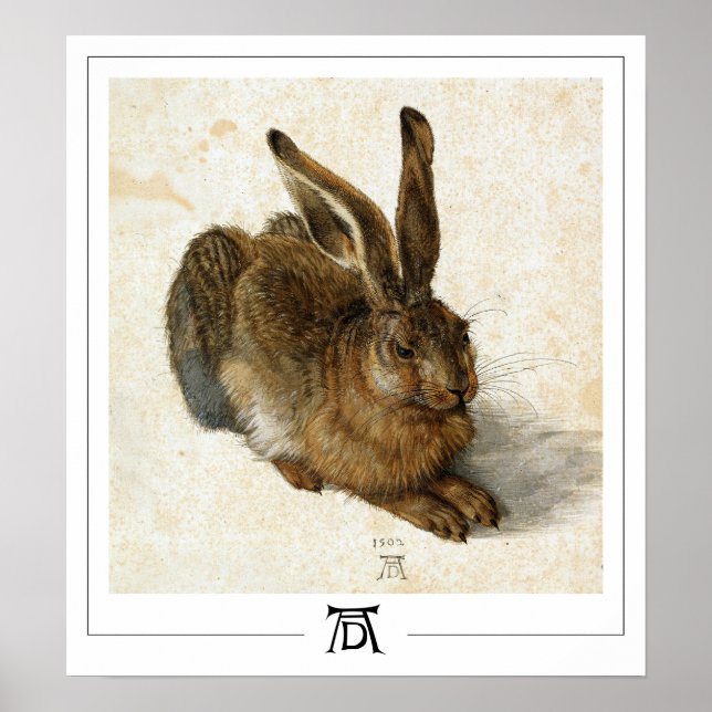Albrecht Dürer Zedign Art Poster #6 (Framsidan)