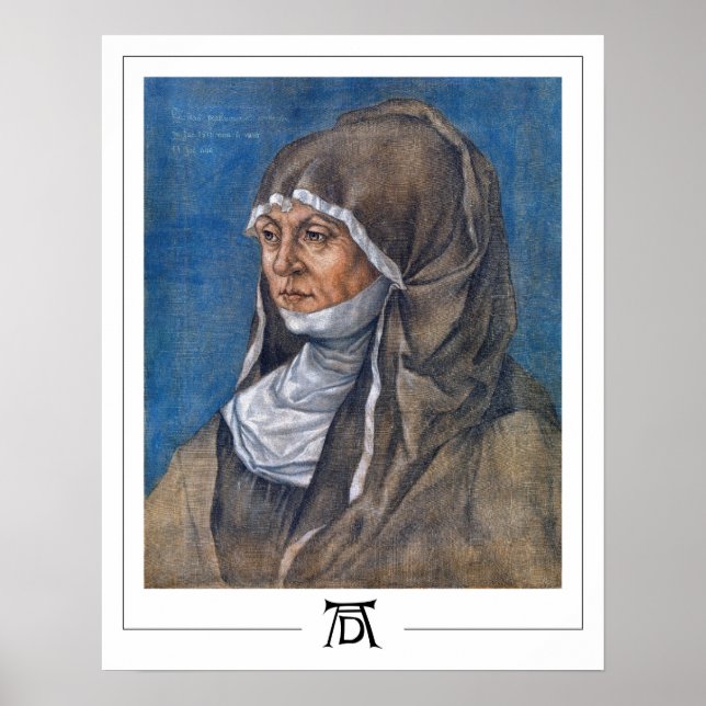 Albrecht Dürer Zedign Art Poster #89 (Framsidan)