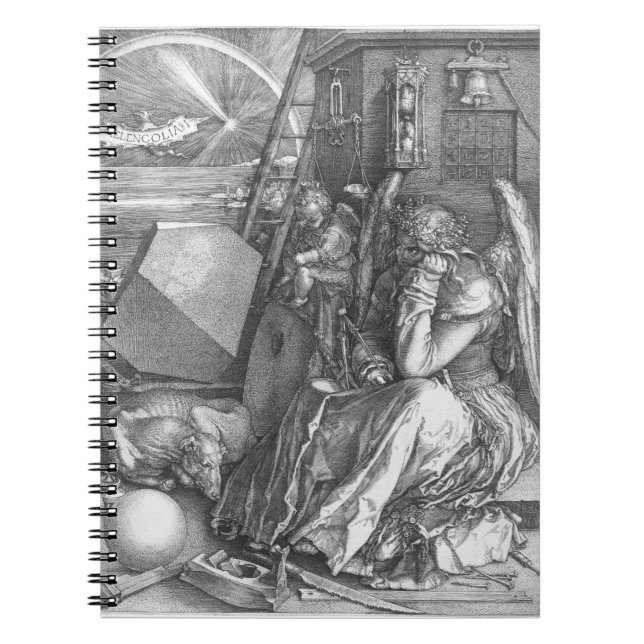 Albrecht Dürer's Melencolia Anteckningsbok (Framsidan)