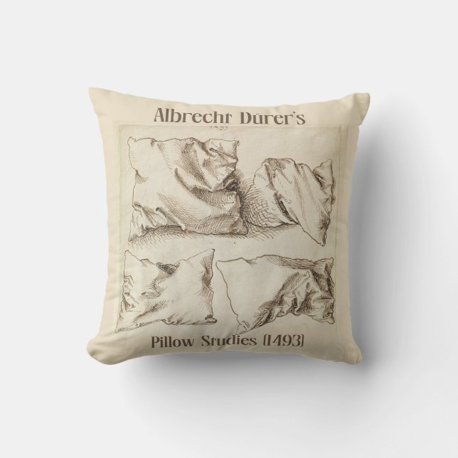 Albrecht Dürer's Pillow Studies. Kopfkissen Kudde (Framsida)