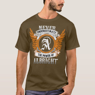Albright Namn Shirt underskattar aldrig effekten T