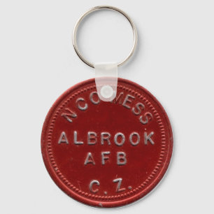 Albrook AFB NCO oreda tecken Keychain Nyckelring