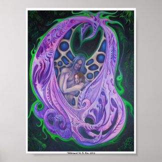 "Albtraum" A. S. Koi poster utskrift