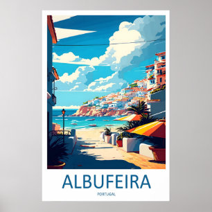 Albufeira Park Resor Travel Affisch Skidåknings- V