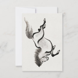 Album av Horse Sketches av Katsushika Hokusai och Inbjudningar