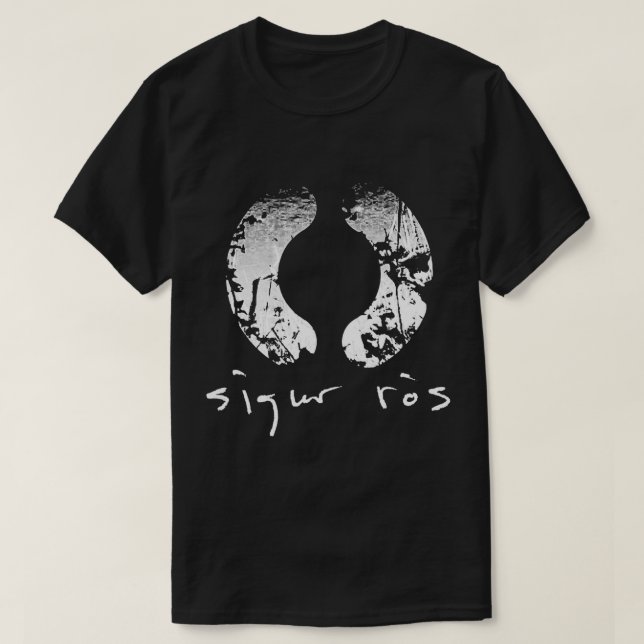 ALBUM LOGO Sigur Ros Sticker T Shirt (Design framsida)