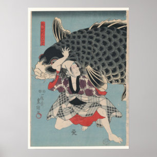 Album med Kabuki-tryck – Utagawa Kuniyoshi 2 Poster