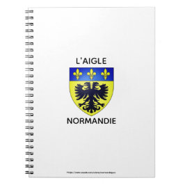 Album Photos avec le blason de L'Aigle - Normandie Anteckningsbok