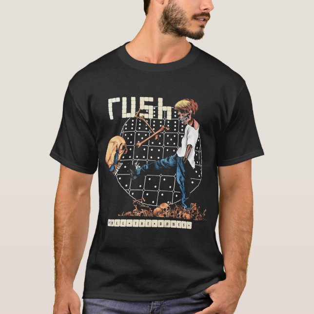 Album RushBand - Roll The Bones T Shirt (Framsida)