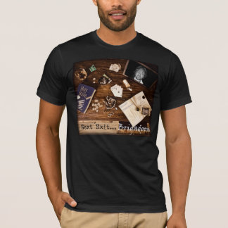 Album täcker svart t-shirt