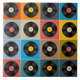 Album,Vinylpost,Musik Poster Kakelplatta
