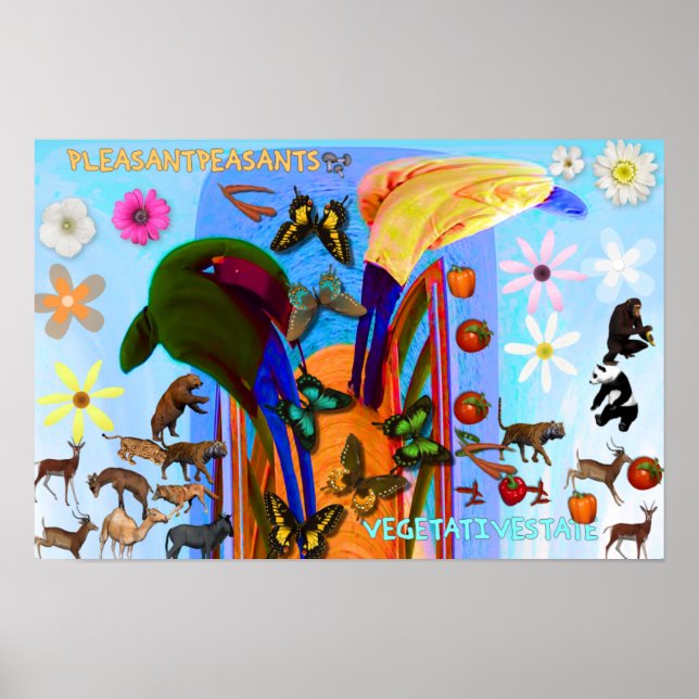 ALBUMERTÄCKNING FÖR GLÄDJANDE FASANTER POSTER (Framsidan)