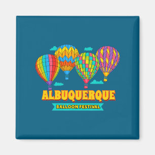 Albuquerque Ballongfestival New Mexico Fiesta Magnet