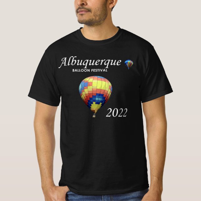Albuquerque Balloon Festival 2022 New mexico Fiest T Shirt (Framsida)