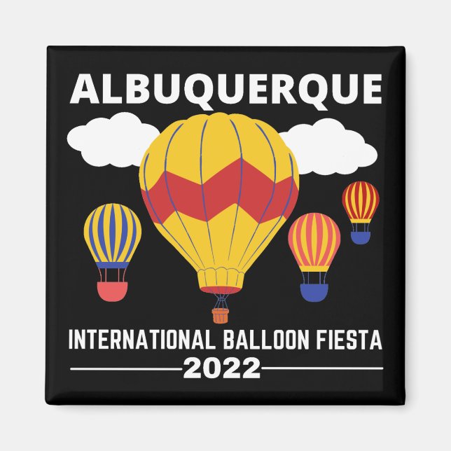 Albuquerque Balloon Fiesta 2022 Magnet (Framsidan)