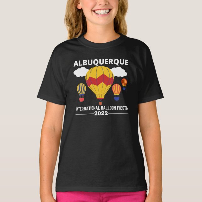 Albuquerque Balloon Fiesta 2022 T-Shirt (Framsida)