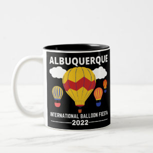 Albuquerque Balloon Fiesta 2022 Två-Tonad Mugg
