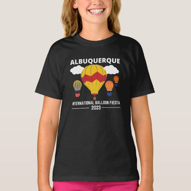 Albuquerque Balloon Fiesta 2023 T-Shirt (Framsida)