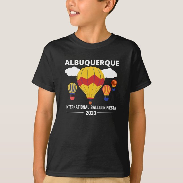 Albuquerque Balloon Fiesta 2023 T-Shirt (Framsida)