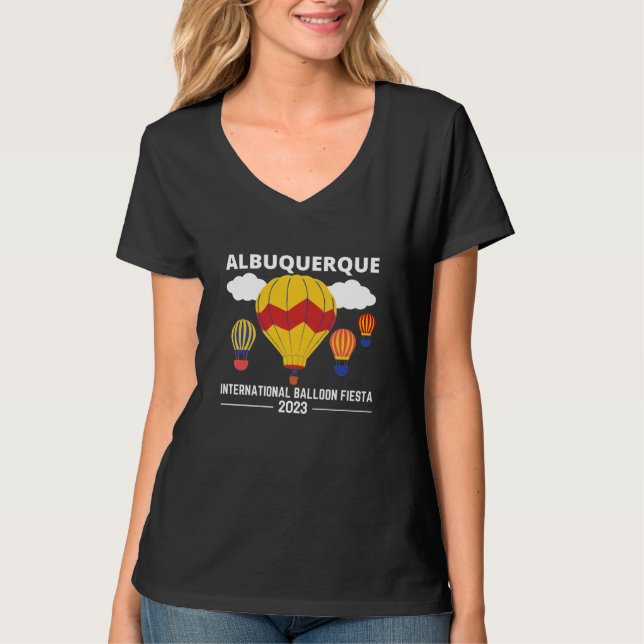 Albuquerque Balloon Fiesta 2023 T-Shirt (Framsida)