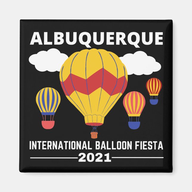 Albuquerque Balloon Fiesta Magnet (Framsidan)