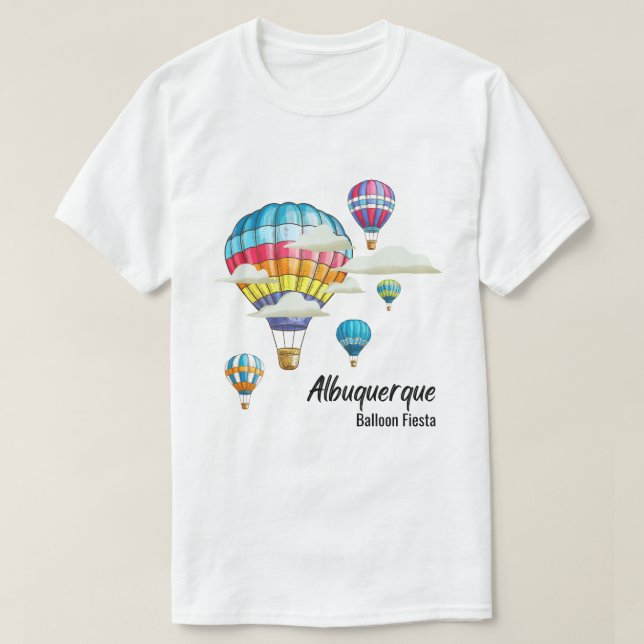 Albuquerque Balloon Fiesta T Shirt (Design framsida)