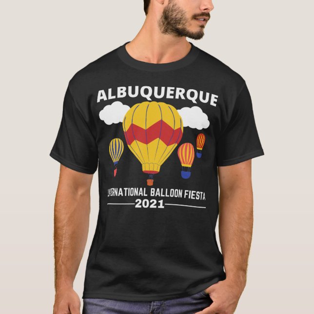Albuquerque Balloon Fiesta T Shirt (Framsida)