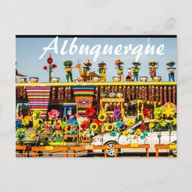 Albuquerque City i New mexico Vykort (Framsida)