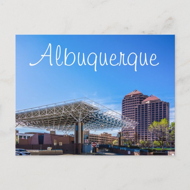 Albuquerque City i New mexico Vykort (Framsida)