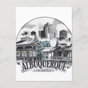 Albuquerque City New mexico USA Vykort