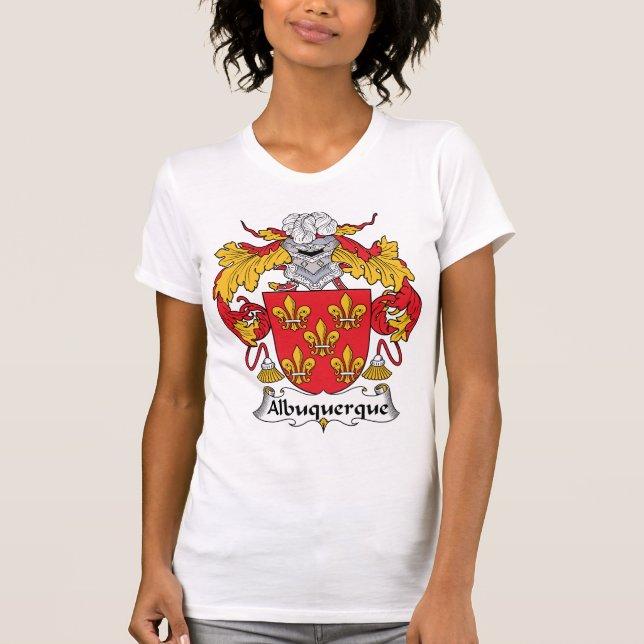 Albuquerque familjvapensköld t shirt (Framsida)