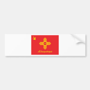 Albuquerque flagga bildekal