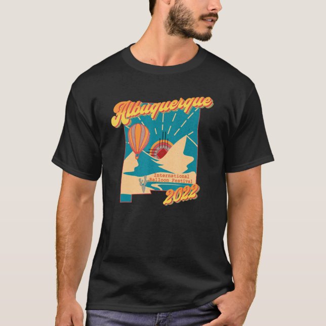 Albuquerque International Balloon Festival 2022 Re T Shirt (Framsida)