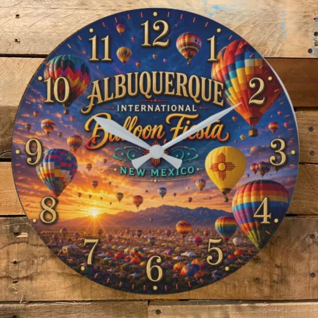 Albuquerque International Balloon Fiesta Festival  Stor Klocka (Skapare uppladdad)
