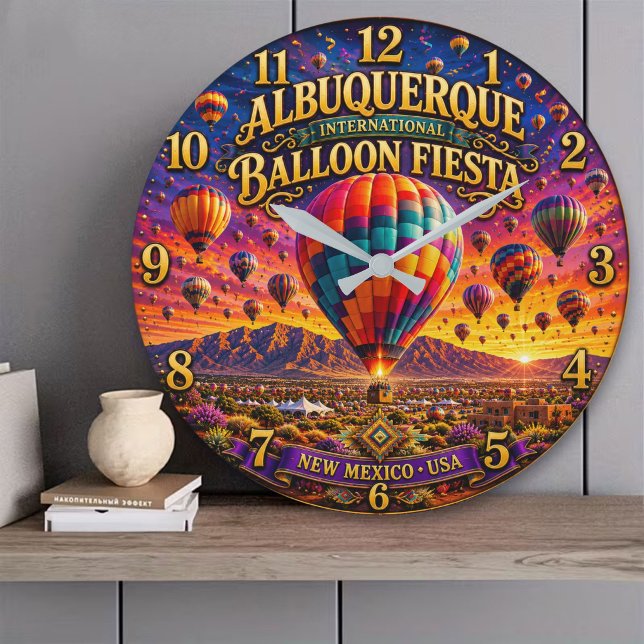 Albuquerque International Balloon  New Mexico Stor Klocka (Skapare uppladdad)