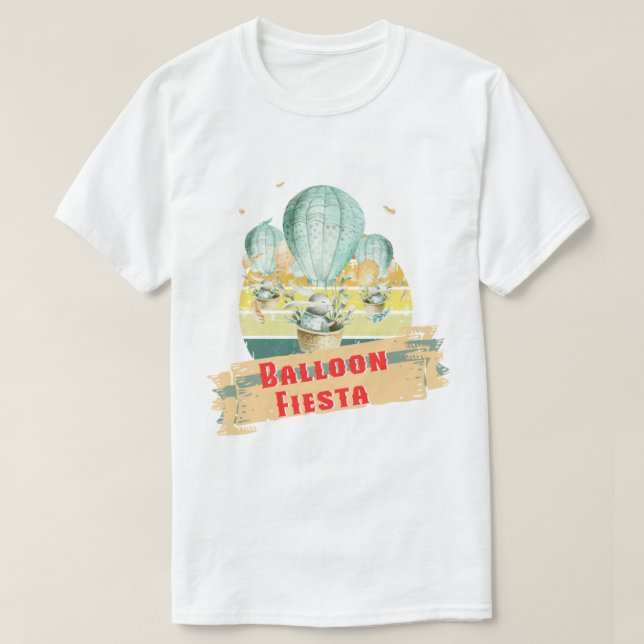 Albuquerque internationell ballongfiesta t shirt (Design framsida)