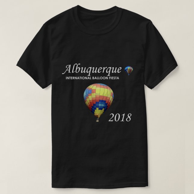 Albuquerque Internationell Balloon Fiesta T Shirt (Design framsida)