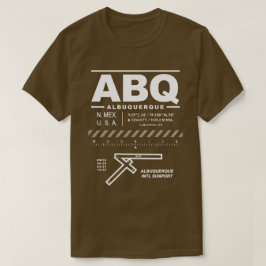 Albuquerque Internationell Sunport ABQ T-Shirt