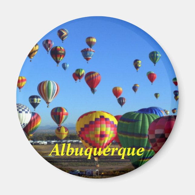 Albuquerque kylmagnet magnet (Framsidan)