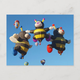 Albuquerque Luftballong Bees Vykort