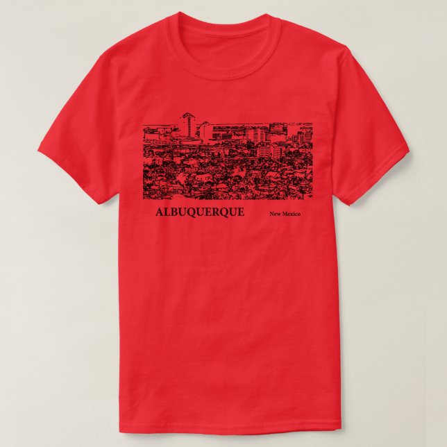 Albuquerque New mexico 5 T Shirt (Design framsida)