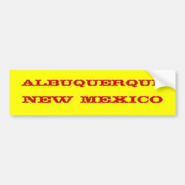 ALBUQUERQUE, NEW MEXICO BILDEKAL (Framsidan)