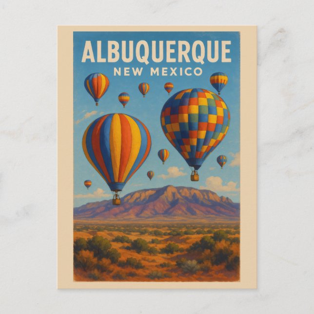 Albuquerque New mexico Himmel Vykort (Framsida)
